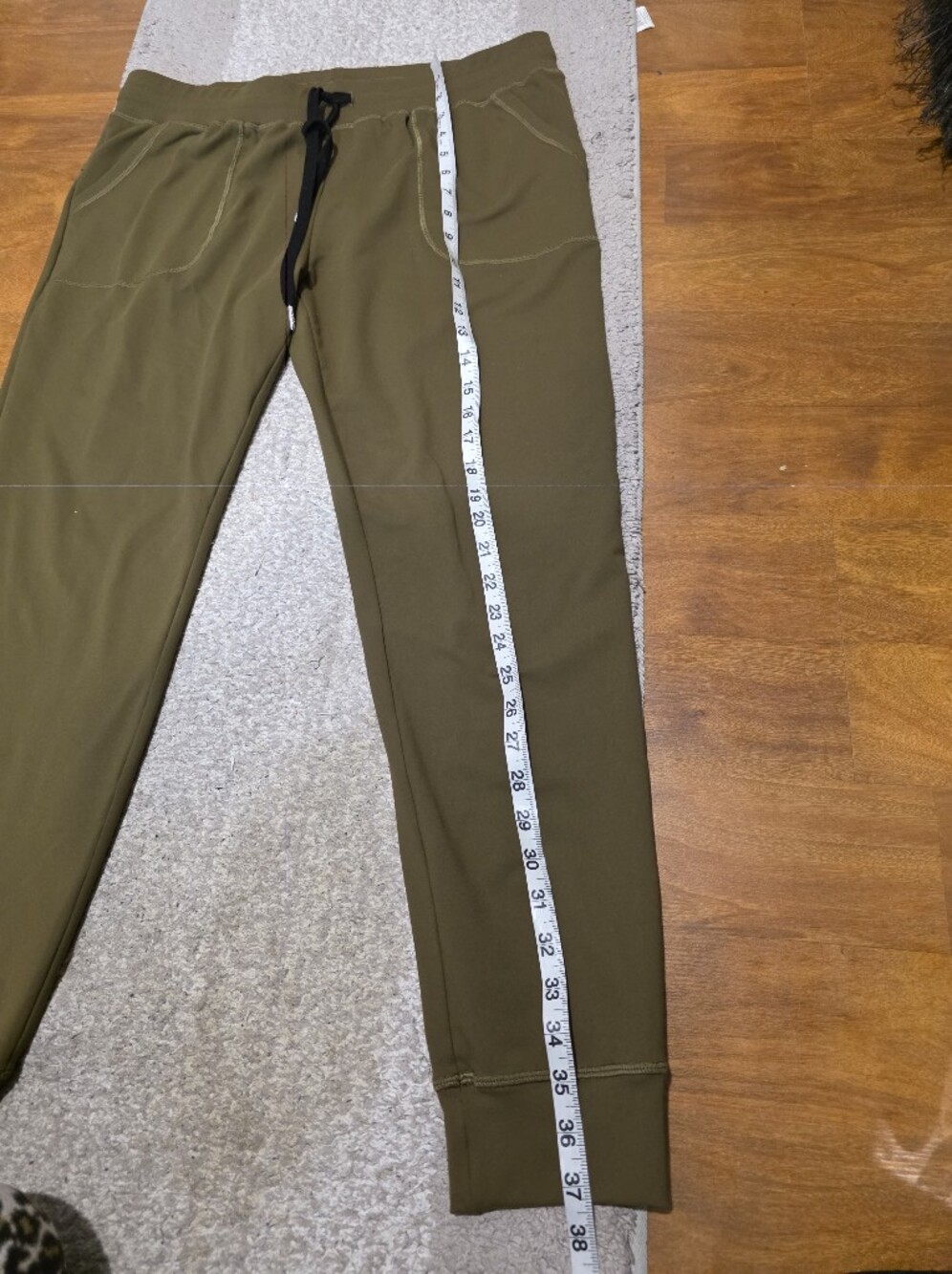 Zyia Active Unwind Jogger Women's Size XL Olive Green Drawstring Perfect Pockets - Picture 7 of 9